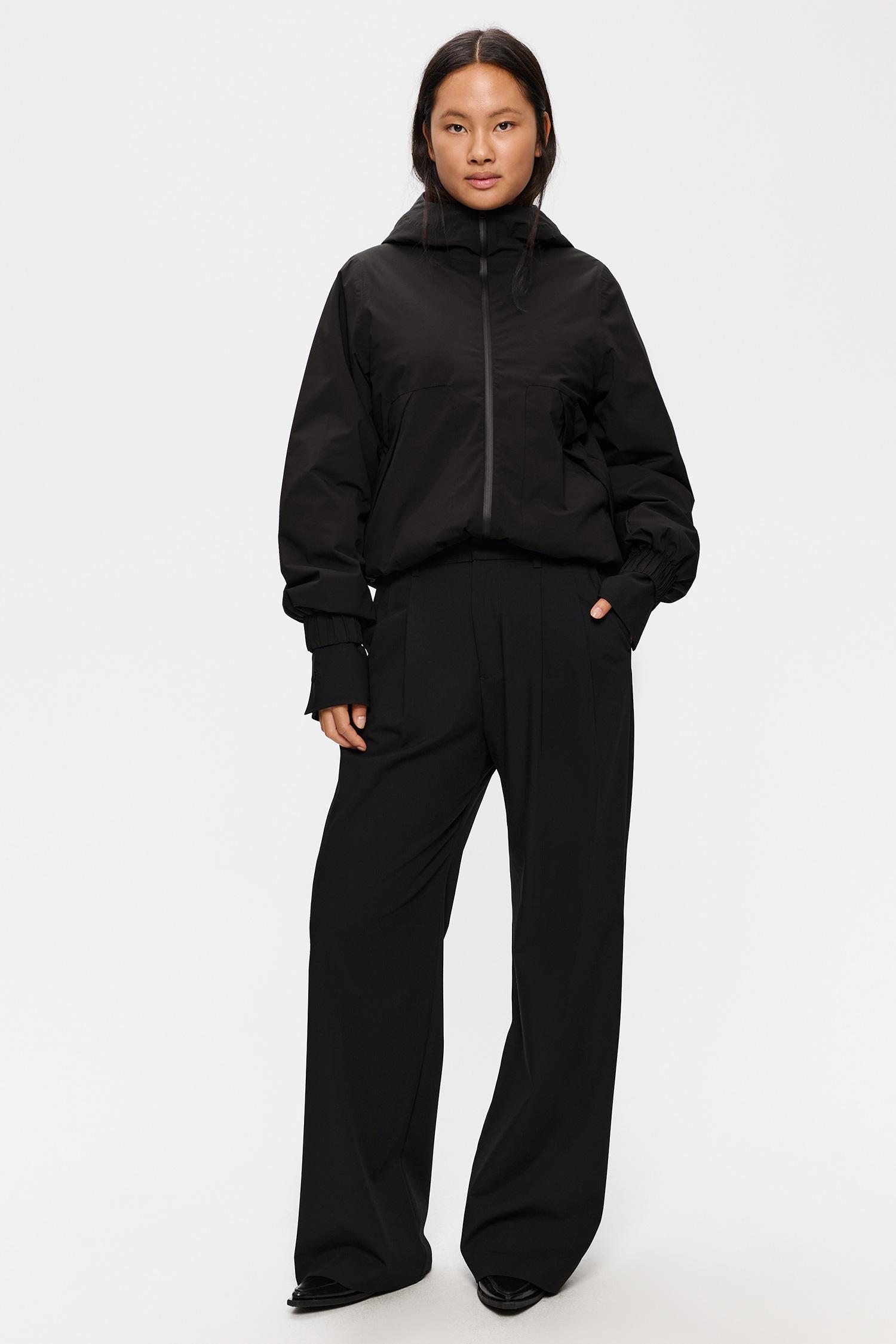 Elvine Disa Black Damen Wasserdichte Jacke Kapuze schwarz